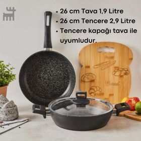 Karaca Biogranit Power 3 Parça Tava Tencere Seti