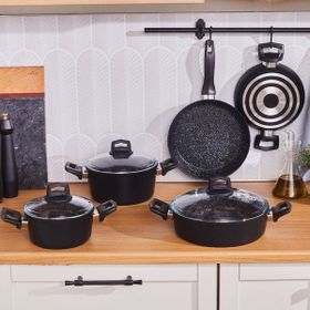 Karaca Biogranit Power New 8 Parça Tencere Seti