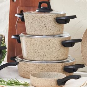 Karaca Biogranit Vincent 12 Parça 26 cm Granit Kaplama Derin Tencere Seti