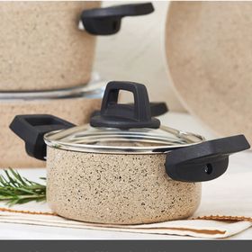 Karaca Biogranit Vincent 12 Parça 26 cm Granit Kaplama Derin Tencere Seti