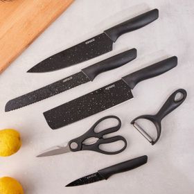 Karaca Black Stone 6 Parça Bıçak Seti