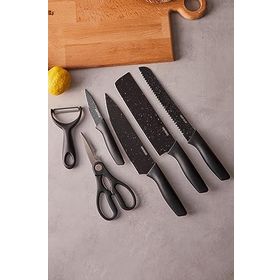 Karaca Black Stone 6 Parça Bıçak Seti