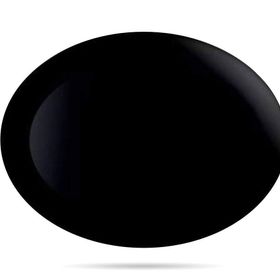 Karaca Black Swan 33x25 cm Kayık Tabak