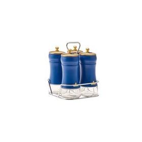 Karaca Blue Berry 5 Parça Cam Baharat Takımı