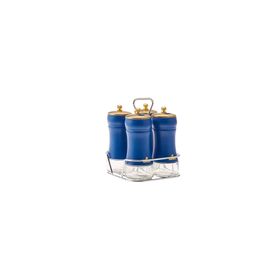 Karaca Blue Berry 5 Parça Line Cam Baharat Takımı