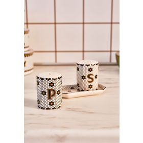 Karaca Bonte 3 Parça 90 ML Cam Tuzluk Biberlik