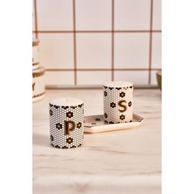 Karaca Bonte 3 Parça 90 ML Cam Tuzluk Biberlik