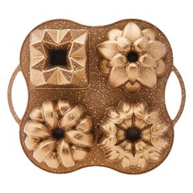 Karaca Cake Pro 4'lü Gold Döküm Kek Kalıbı