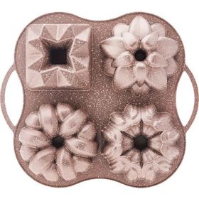 Karaca Cake Pro 4'lü Rosegold Döküm Kek Kalıbı