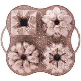 Karaca Cake Pro 4'lü Rosegold Döküm Kek Kalıbı