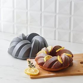 Karaca Cake Pro Örgü Döküm Antrasit 26 CM Kek Kalıbı