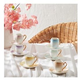 Karaca Candy 6 Kişilik 90 ml Kahve Fincan Takımı