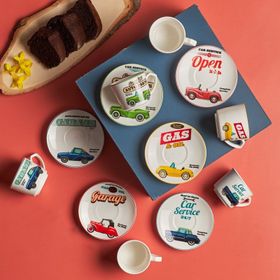 Karaca Cars 6 Kişilik Kahve Fincan Takımı