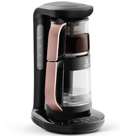 Karaca Çaysever Robotea Connect 3 in 1 Rosegold Cam Çay Makinesi