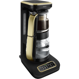 Karaca Çaysever Robotea Pro 4 in 1 Mineral Gold Konuşan Cam Çay Makinesi