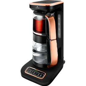 Karaca Çaysever Robotea Pro 4in1 Black Copper Konuşan Cam Çay Makinesi
