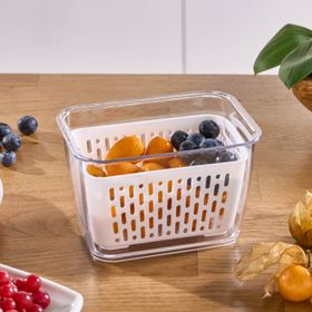 Karaca Citrus Sebze/Meyve M Beyaz Saklama Kabı