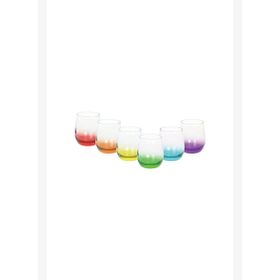Karaca Colore Renkli 340 ml 6'lı Su Bardağı Seti