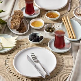 Karaca Cordelia Mint Porselen 26 Parça 6 Kişilik Kahvaltı/Servis Takımı