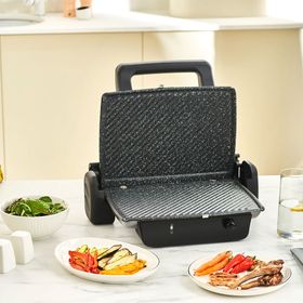 Karaca Crust Grill Toast Mat Krem Izgara ve Tost Makinesi