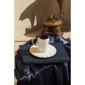 Karaca Cumhuriyet Yüzyılı Cumhur 2 Kişilik 80 ml Espresso Fincan Takımı