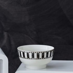 Karaca Damalı 11 cm Çizgili Porselen Çerezlik