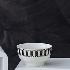 Karaca Damalı 11 cm Çizgili Porselen Çerezlik