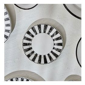 Karaca Damalı 19 cm Porselen Pasta Tabağı