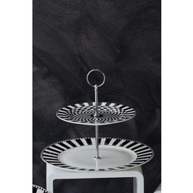 Karaca Damalı 27 cm Katlı Kurabiyelik