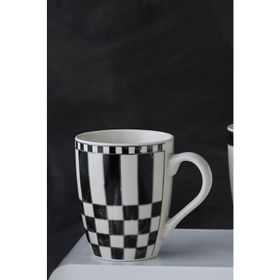 Karaca Damalı 320 ml Porselen Kupa