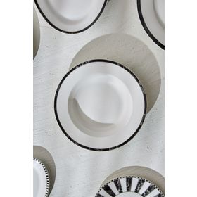 Karaca Damalı Porselen 22 cm Çukur Tabak