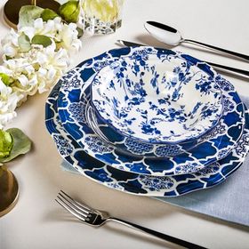 Karaca Deep Blue 24 Parça Yemek Takımı