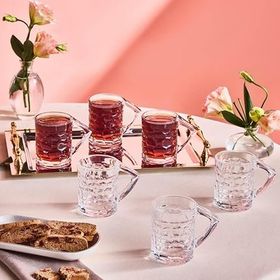 Karaca Defne 195 ml 6'lı Çay Bardağı Seti