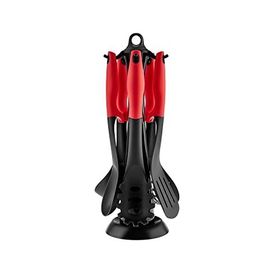 Karaca Defy Red 6 Parça Standlı Servis Seti