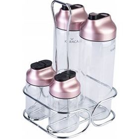 Karaca Dimple Rosegold 5 Parça Salata Seti