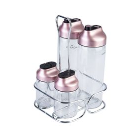 Karaca Dimple Rosegold 5 Parça Salata Seti