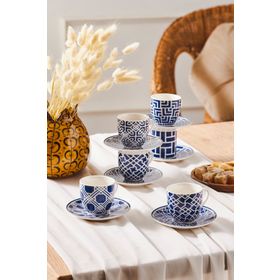 Karaca Doris 6 Kişilik 90 ml Kahve Fincan Takımı