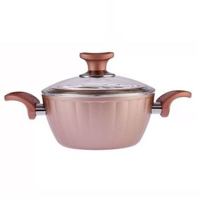 Karaca Dream Bio Pembe Granit 7 Parça Tencere Seti