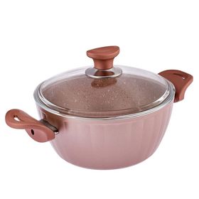 Karaca Dream Bio Pembe Granit 7 Parça Tencere Seti