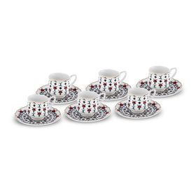 Karaca Ebruli 6 Kişilik 100 ml Kahve Fincan