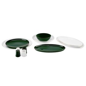 Karaca Elara Green White 12 Kişilik 57 Parça Yemek Takımı