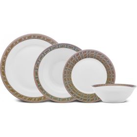 Karaca Elegance Bone Arty 24 Parça 6 Kişilik Yemek Takımı