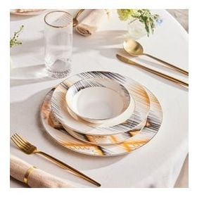Karaca Elegance Bone Calidad 24 Parça 6 Kişilik Yemek Takımı