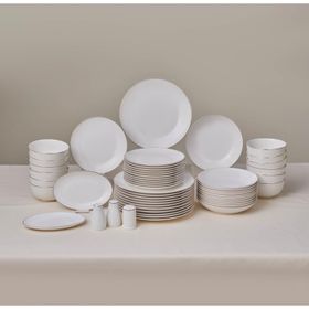 Karaca Elegance Bone Esbelto 53 Parça 12 Kişilik Gold Yemek Takımı