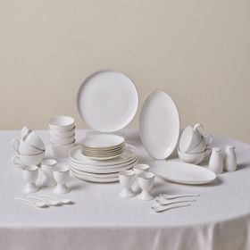 Karaca Elegance Bone Favaro 38 Parça 6 Kişilik Gold Kahvaltı Takımı