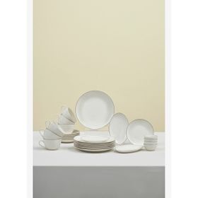 Karaca Elegance Bone Marcelo Platin 26 Parça 6 Kişilik Kahvaltı Takımı