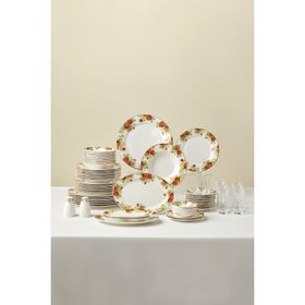 Karaca Elegance Bone Montebello 60 Parça 8 Kişilik Yemek Takımı ve Kahvaltı Seti