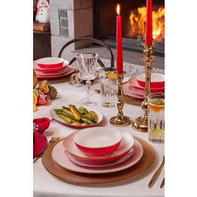 Karaca Elegance Bone Noble 58 Parça 12 Kişilik Yemek Takımı