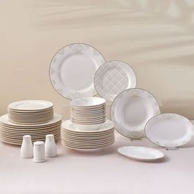 Karaca Elegance Bone Siena Gold 53 Parça 12 Kişilik Yemek Takımı