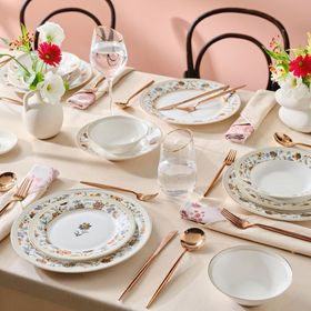 Karaca Elegance Bone Valeria 24 Parça 6 Kişilik Yemek Takımı